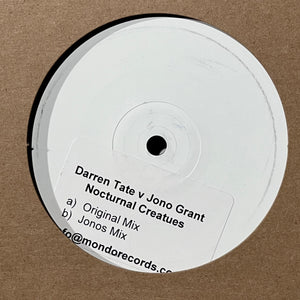 DARREN TATE VS JONO GRANT - NOCTURNAL CREATURES (MONDO RECORDS)